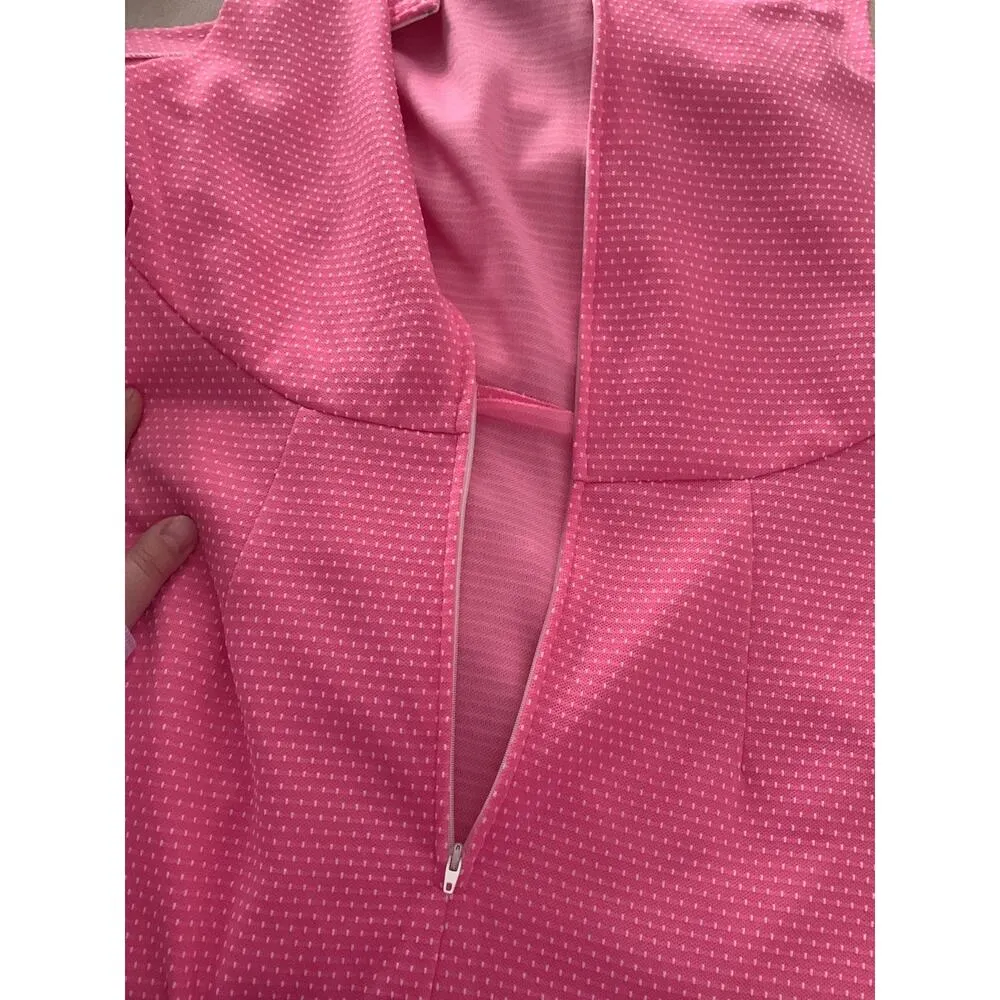 Vintage Kenny classics two piece dress and blazer 70s 80s 90s size medium Pink - Image 9