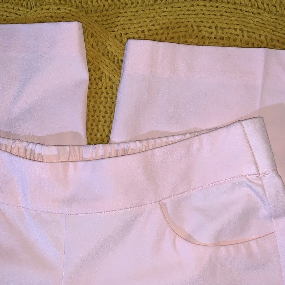 Isaac Mizrahi Live! Size 8P Powder Pink Capris NWOT - Image 3