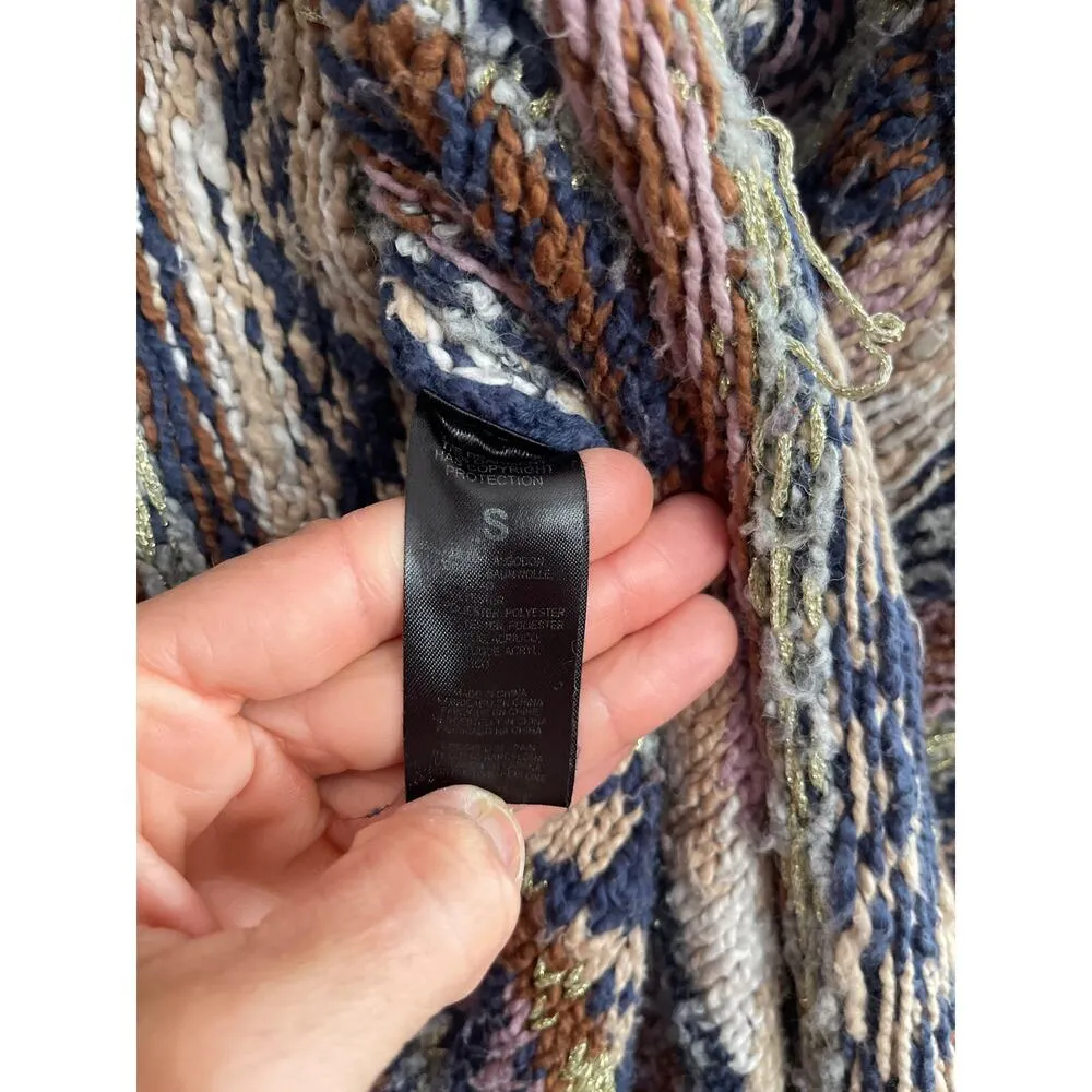 VINTAGE CUSTO RAGLAN OPEN FRONT CARDIGAN SMALL - Image 3