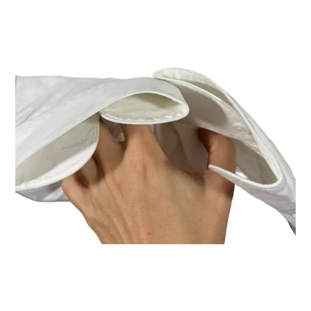 Sandro Paris woman’s white button down shirt size Large - Image 10