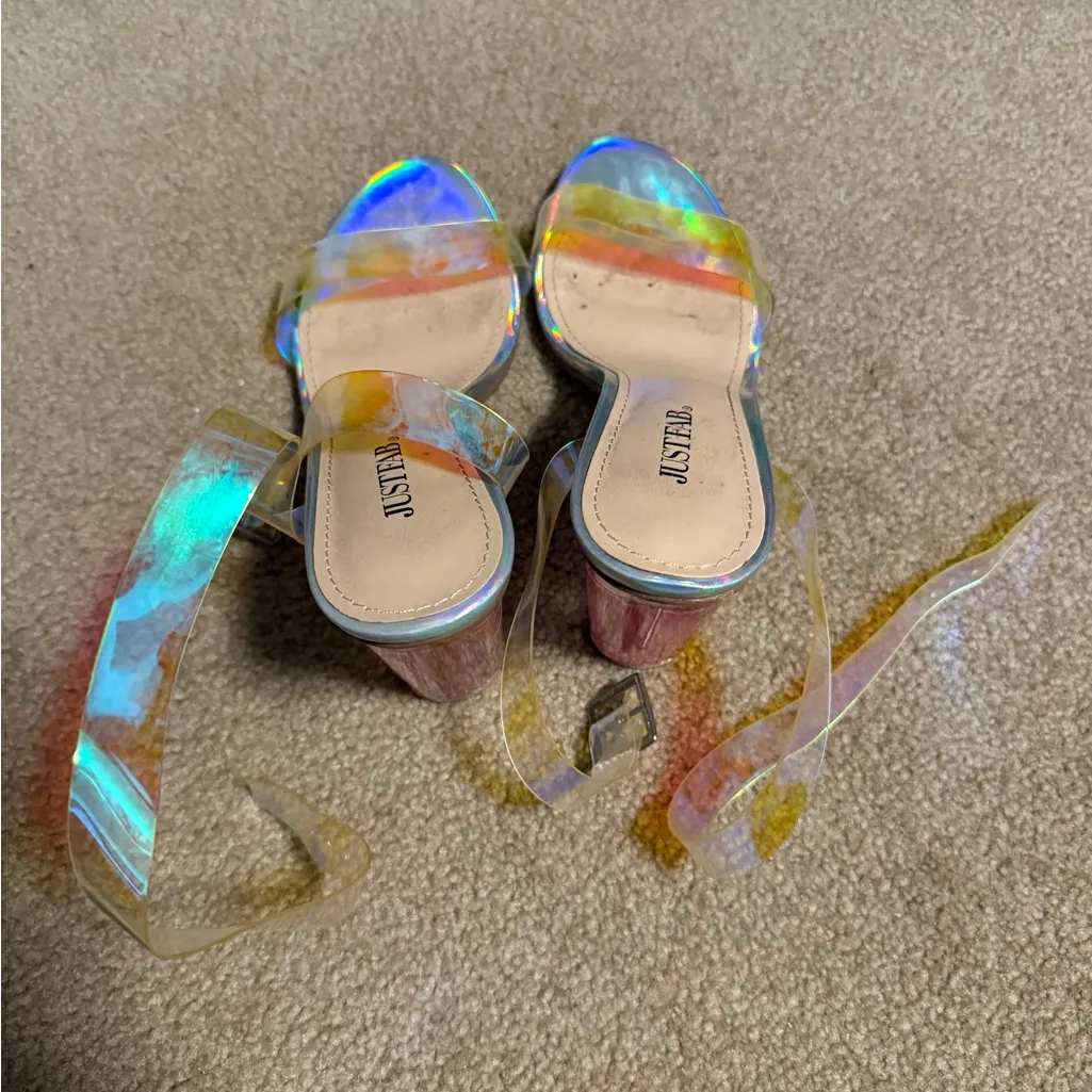 JustFab Holographic Women's Heels - Image 5