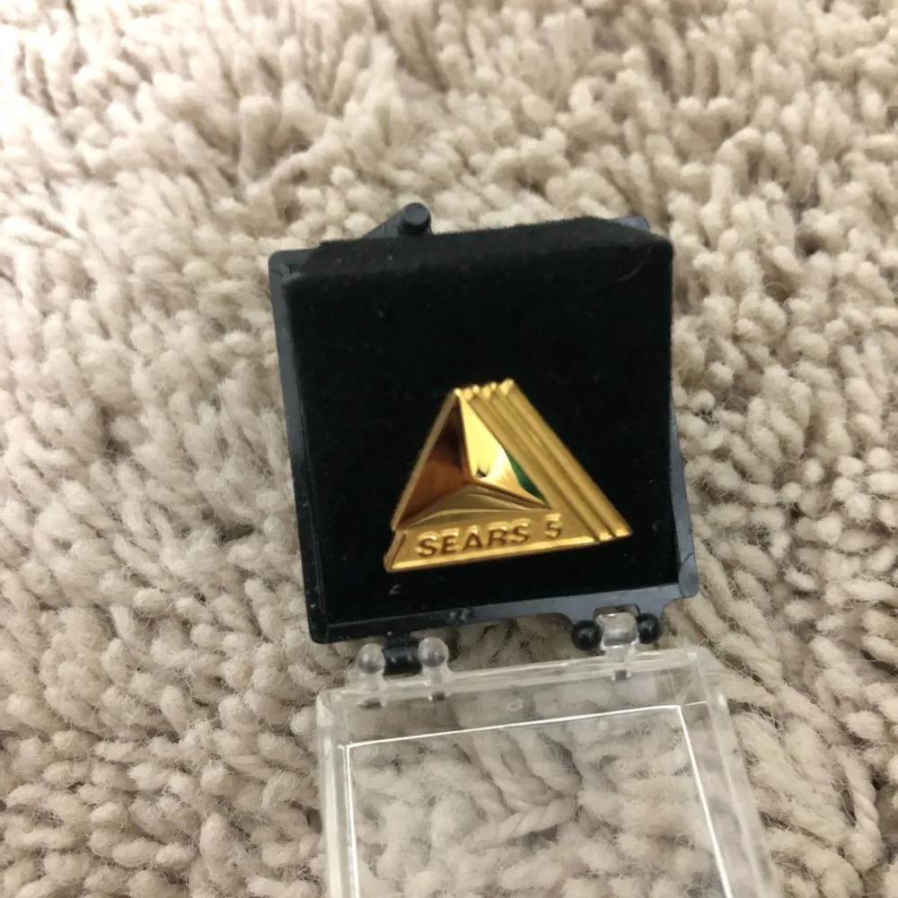 Sears Gold Star Tie Tac NWOT - Image 2