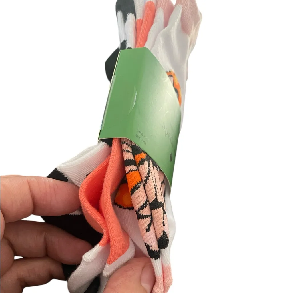 Kate Spade 3 Pair No Show Socks 
43KK425882TA-Pink No‎ Show Pink
Shoe Size 4-10 - Image 4