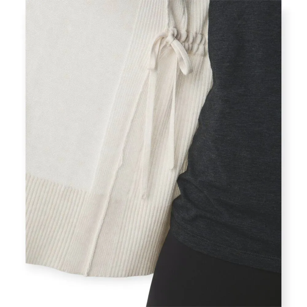 Lululemon | Size 6/8 | Peace Of Mind Wrap Hooded Sweater in Heathered White - Image 10