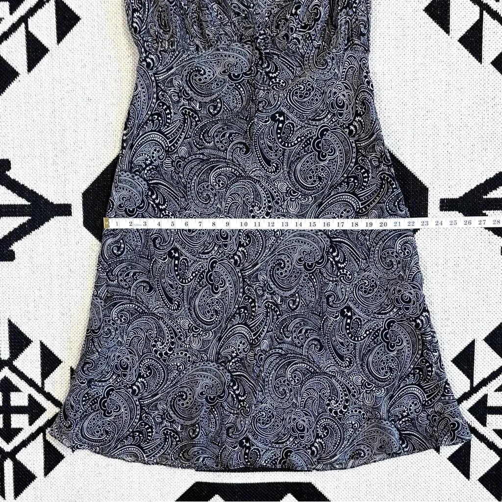 Ann Taylor Factory Paisley Print Silk Midi Slip Dress Size 10 - Image 6