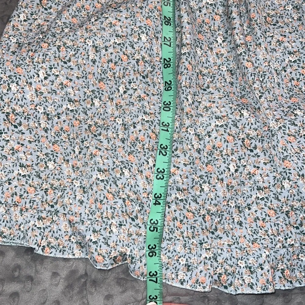 Suzanne Betro women’s small ruffle trim v-neck empire dress floral print NWT - Image 10