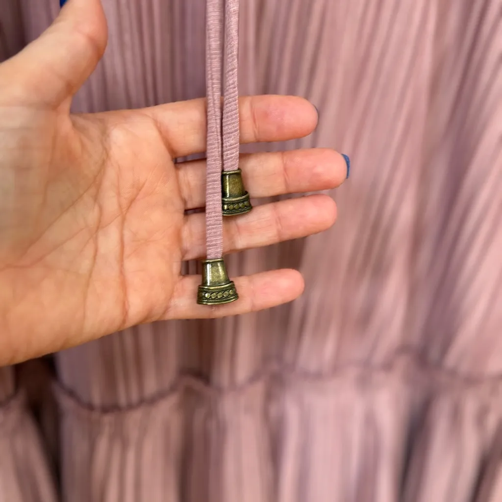 FREE PEOPLE We The Free Can’t Help It Mini Dress Rose Smoke Small - Image 5