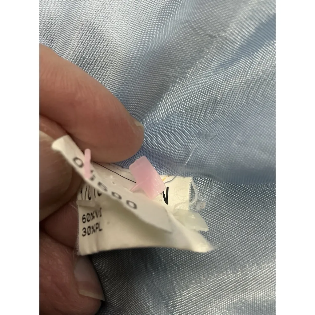 Womans Brighton Size Eu 42 (us 12) Gray Blue Button Down Lined Blazer - Image 4