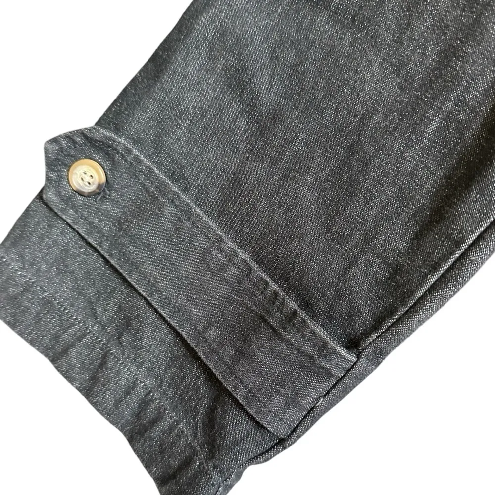 Denim Co Denim Removable Fleece Blanket Lined Toggle Button Pocket Coat Womens S - Image 10