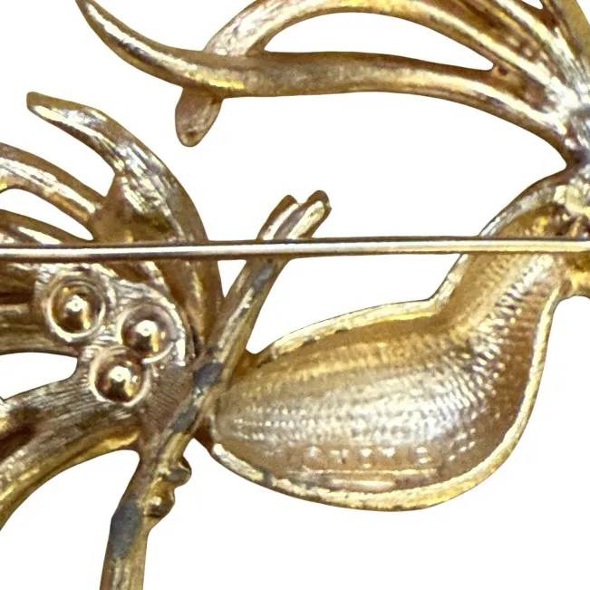 Vintage Bird Peacock Broach Pin‎ - Image 4