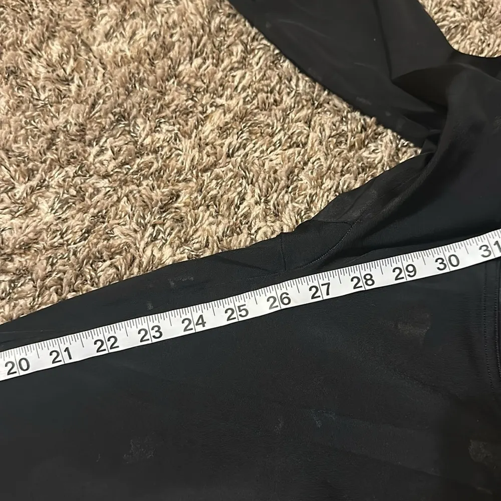 SPANX Faux Leather Leggings Matte Black Camo Medium - Image 6