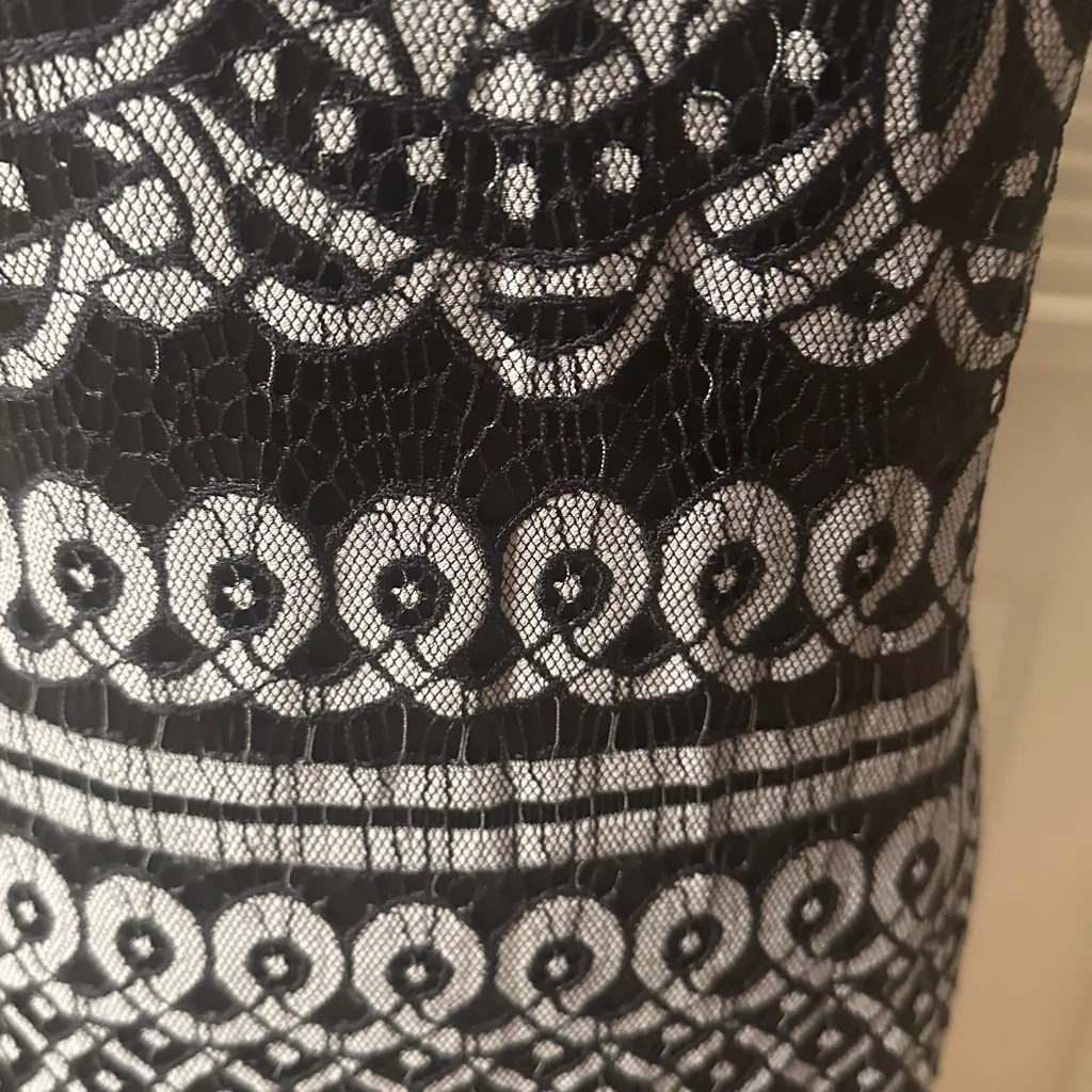 Preston & York Black and Silver Embroidered Dress - Image 5