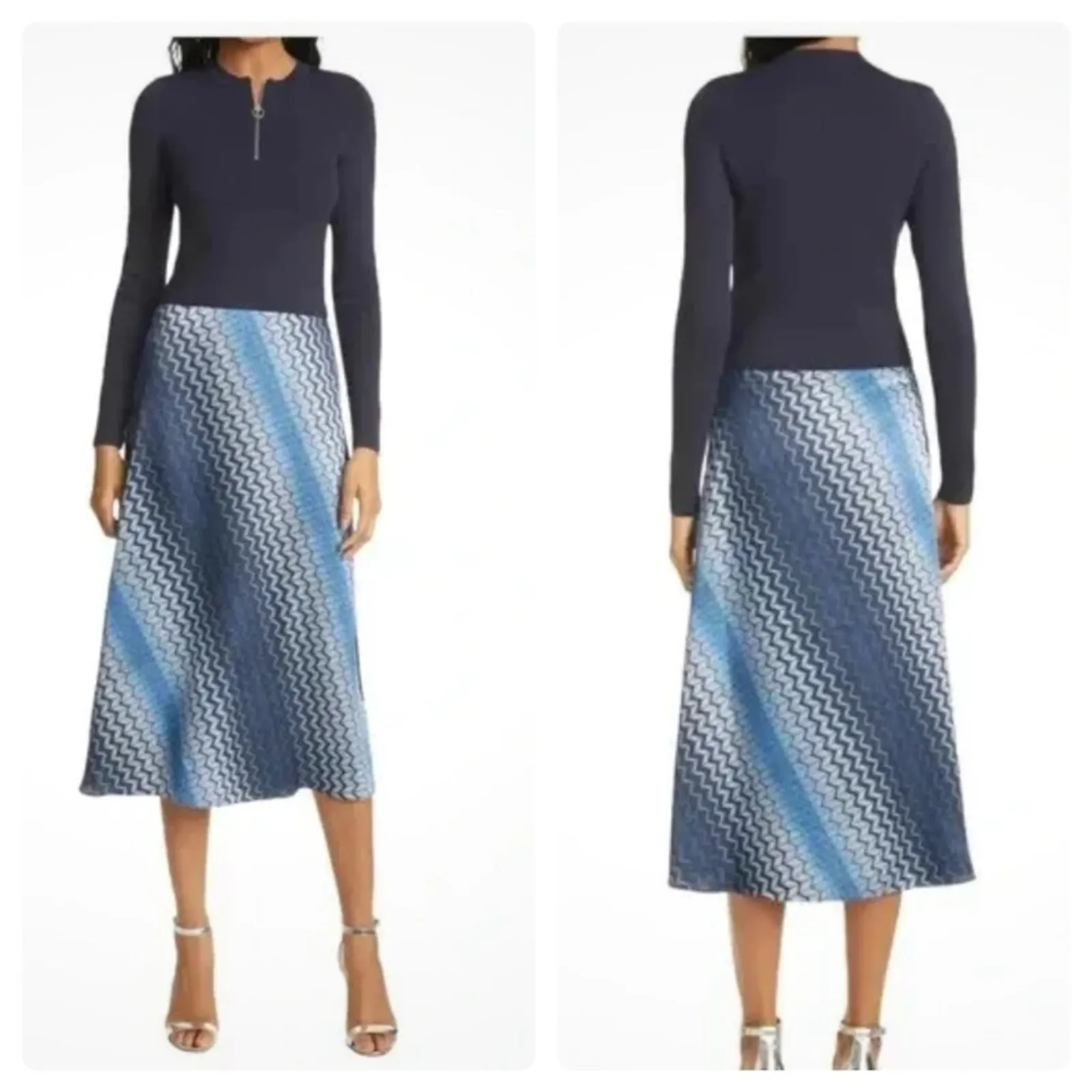 Ted Baker Ionaaa Mockable Slip Dress Blue Navy - Image 17