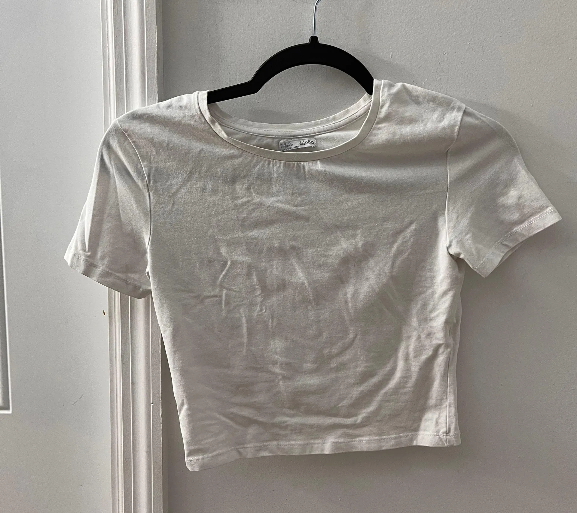 White Cropped Shirt - Image 2