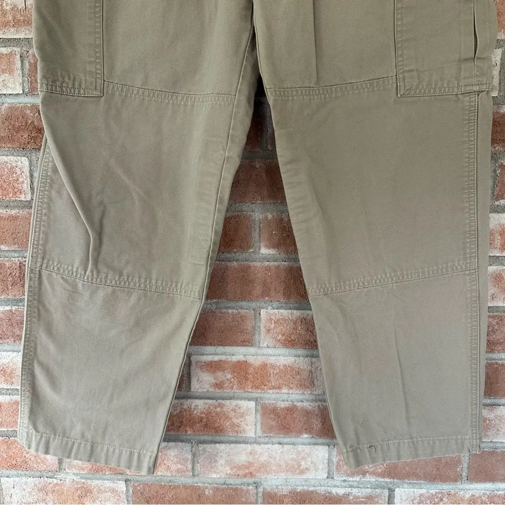 5.11 Tactical Cotton Utility Straight Pants Canvas Khaki Womens 14 Cargo Uniform - Image 3