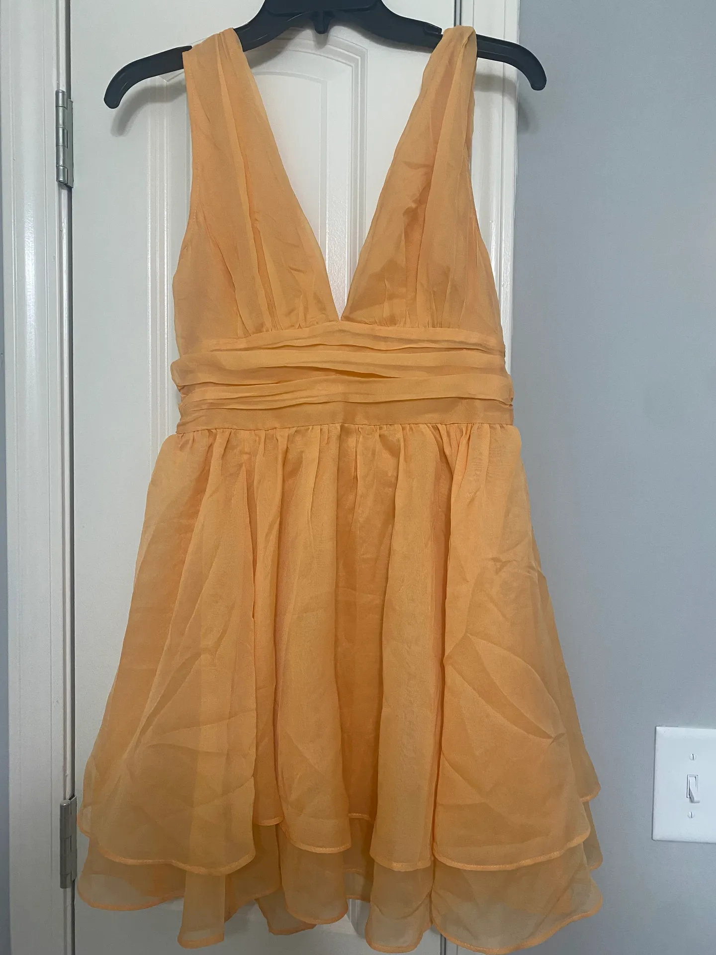 Abercrombie & Fitch Orange Dress - Image 3
