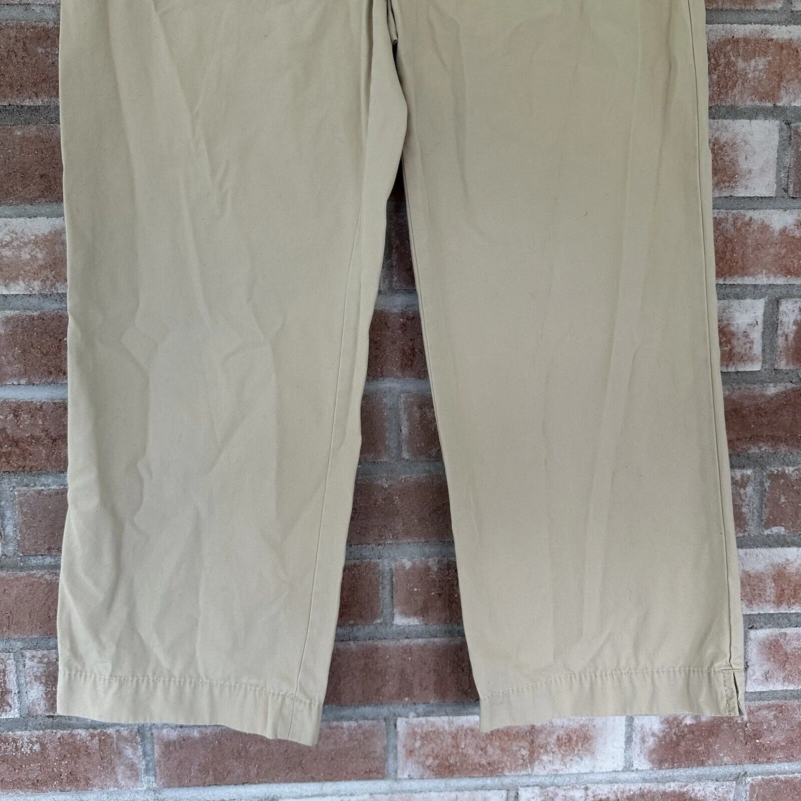 Lilly Pulitzer Khaki Chino Capri Pants Size 2 - Image 2