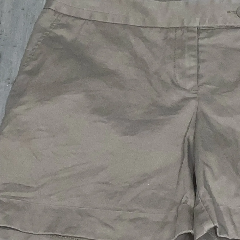 Vintage OutBack Red Cocoa Tan Cotton Blend Flat Front Cuffed Casual Shorts Sz 10 - Image 6