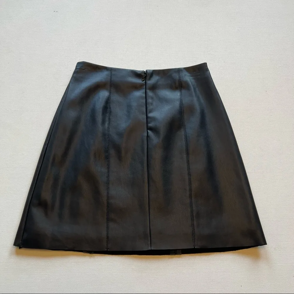 Gianni Bini Faux Leather Mini Skirt - Image 4