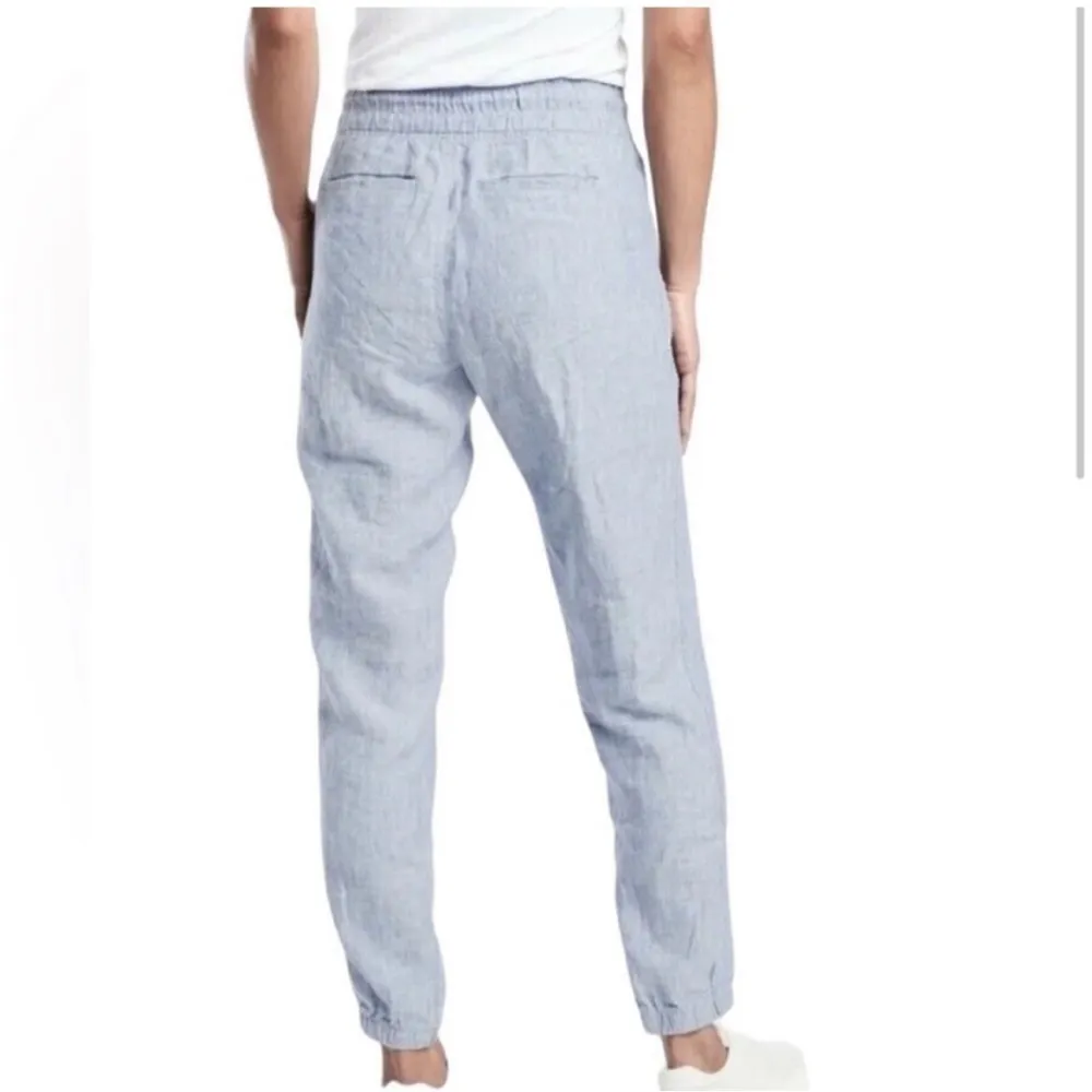 Athleta  Cabo Linen Jogger Pant in Chambray Blue - Image 2