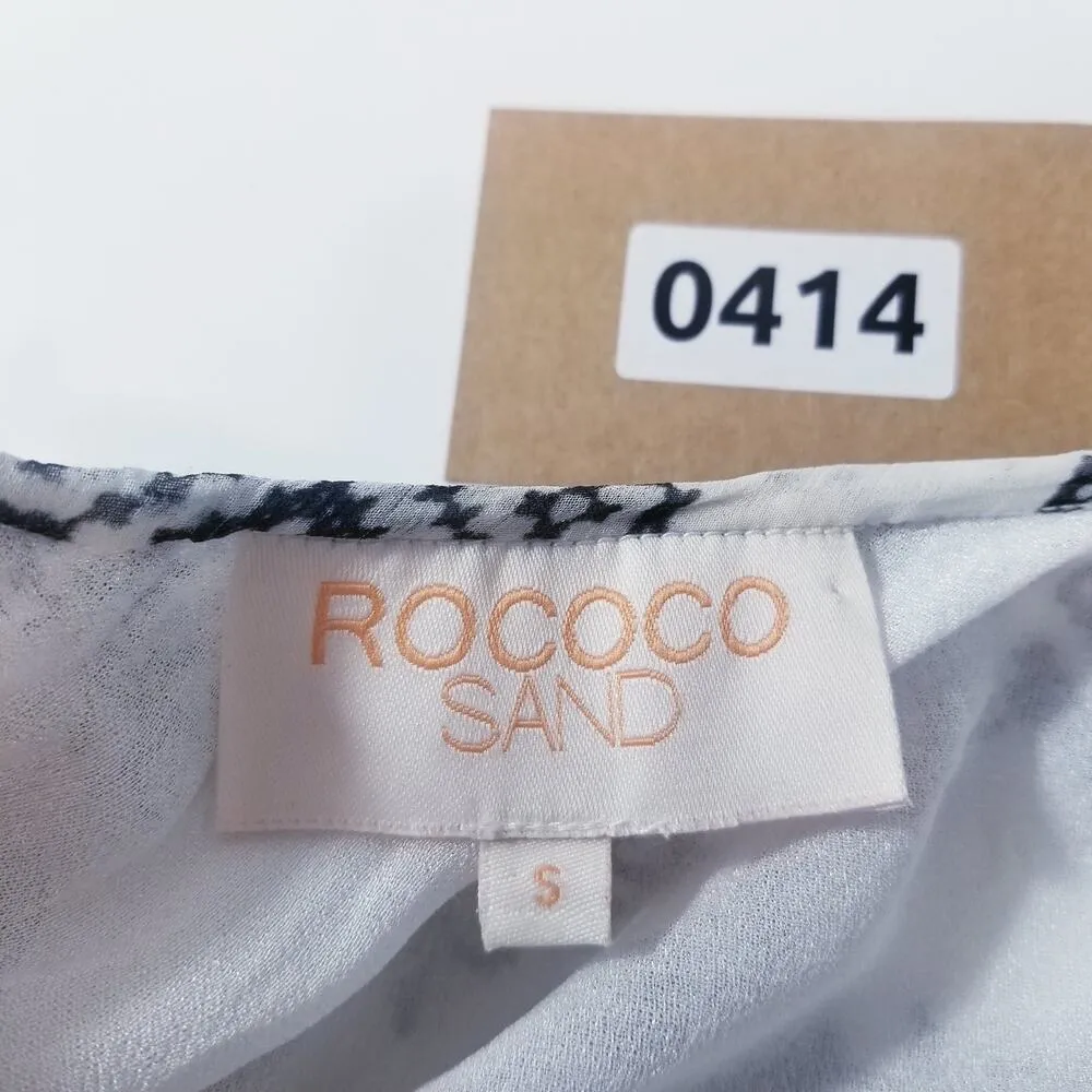 Rococo Sand Printed Embroidered Tassels Mini Dress Blue - Image 10