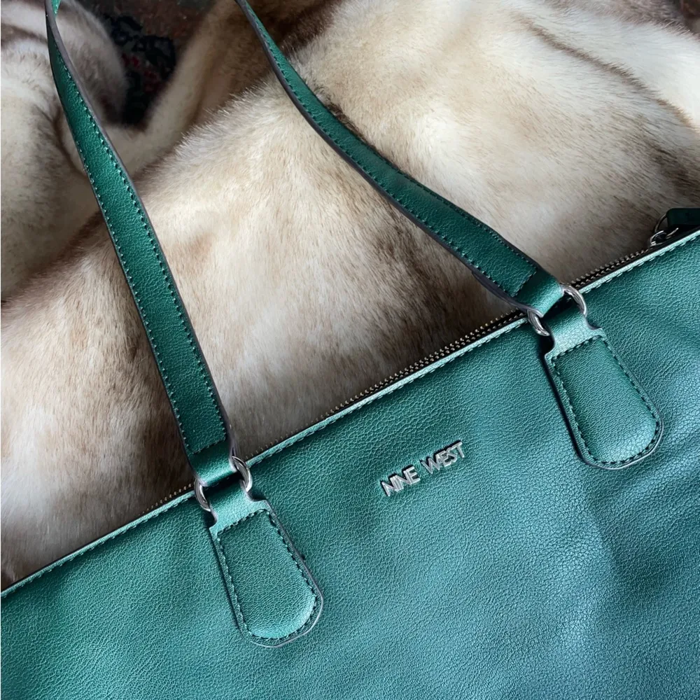 NINE WEST LARGE GREEN BAG - Image 4