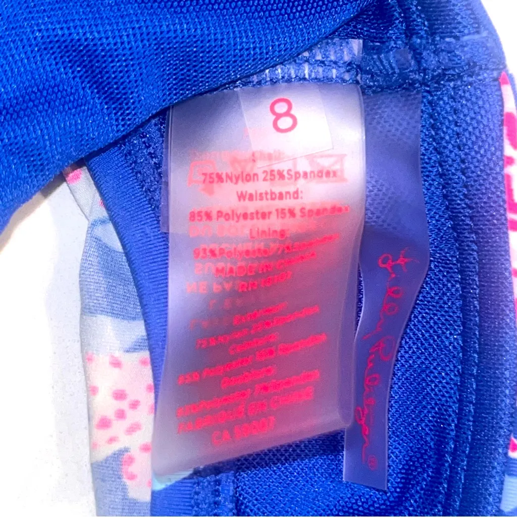 Lilly Pulitzer Borealis Blue Swim on Over Bliss Halter Tankini and Bottoms SET 8 - Image 13