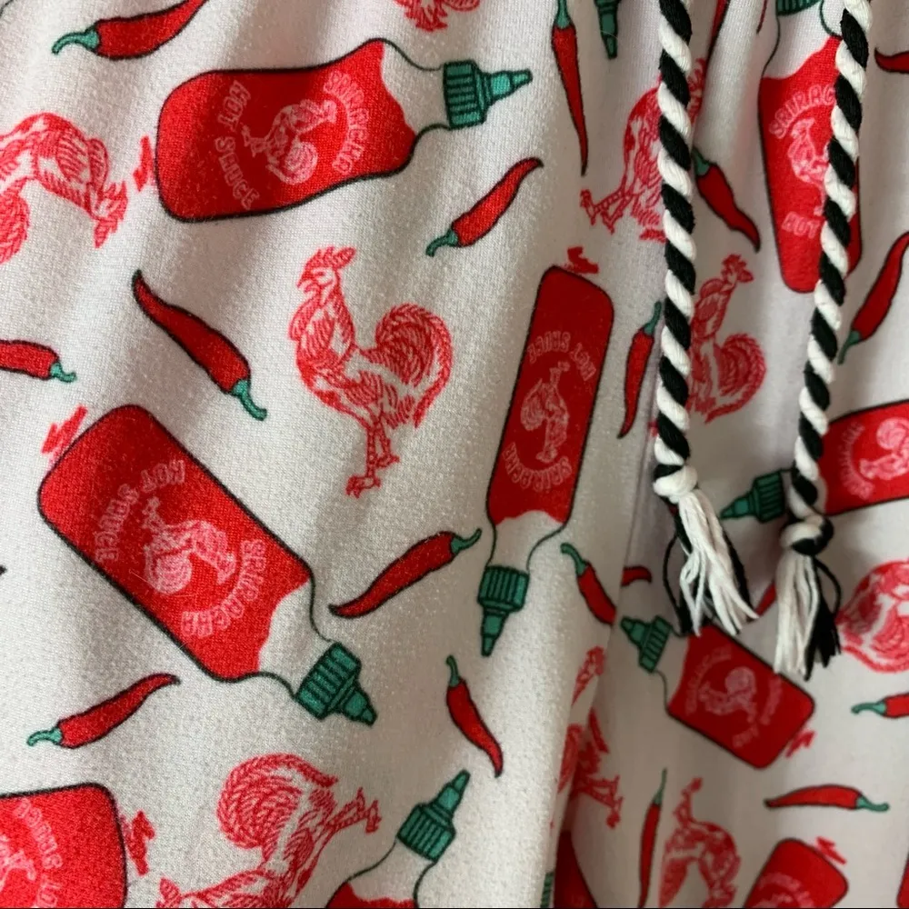Siracha Pajama Joggers Red Size M - Image 6