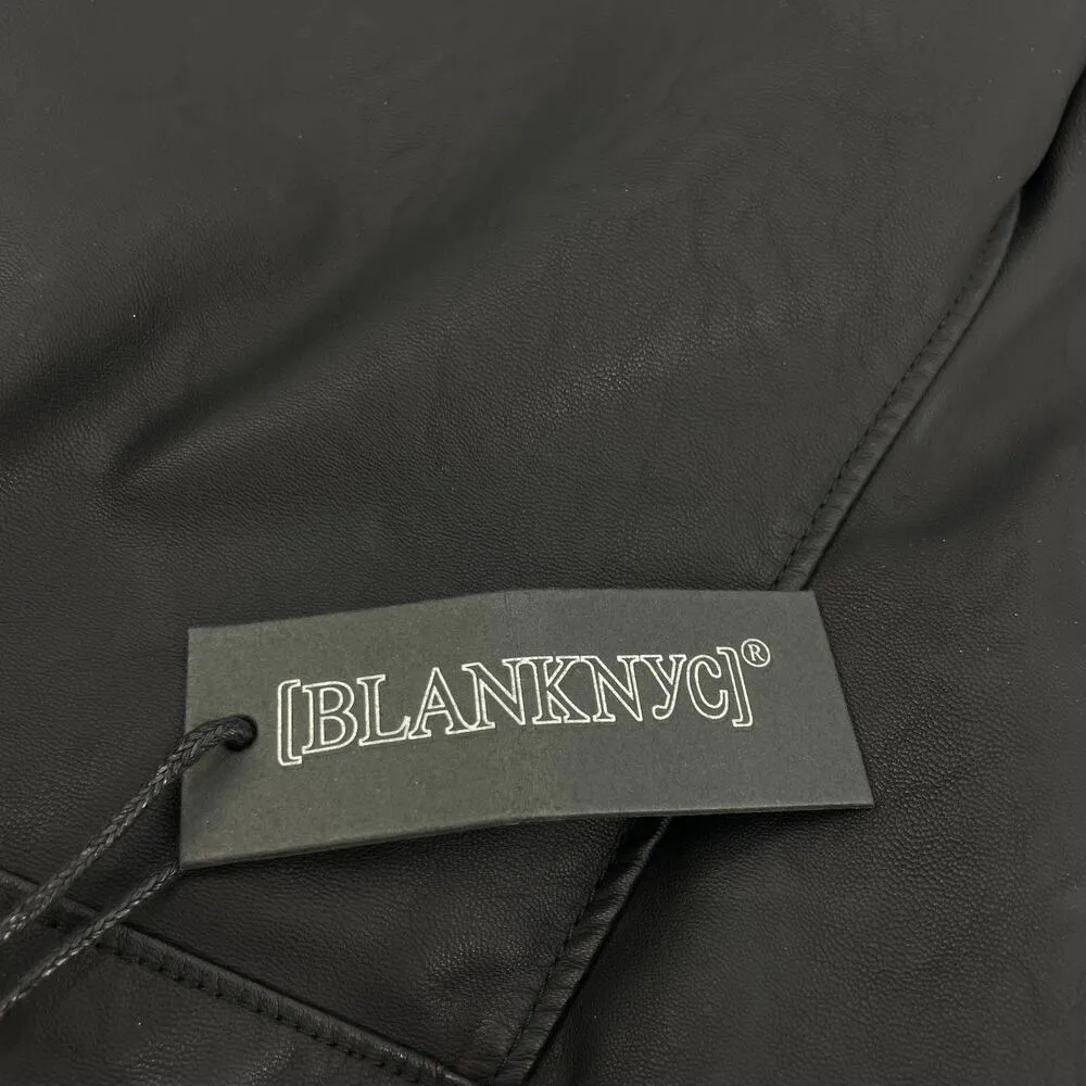 BlankNYC Womens Size 26 Shorts Deja Boo Faux Vegan Leather Black NEW - Image 8