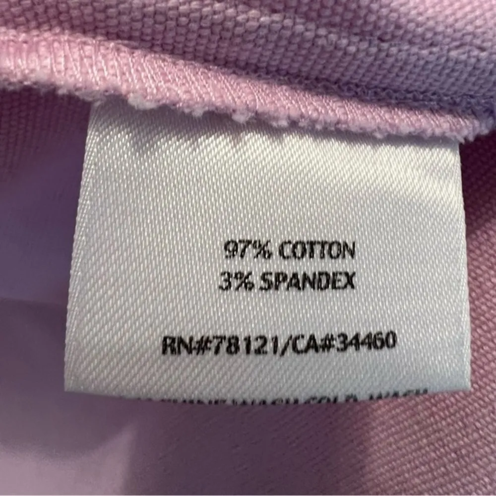 Eileen Fisher Jacket Denim Twill Purple Lavendar Round Neck S Fitted Chic Office - Image 13