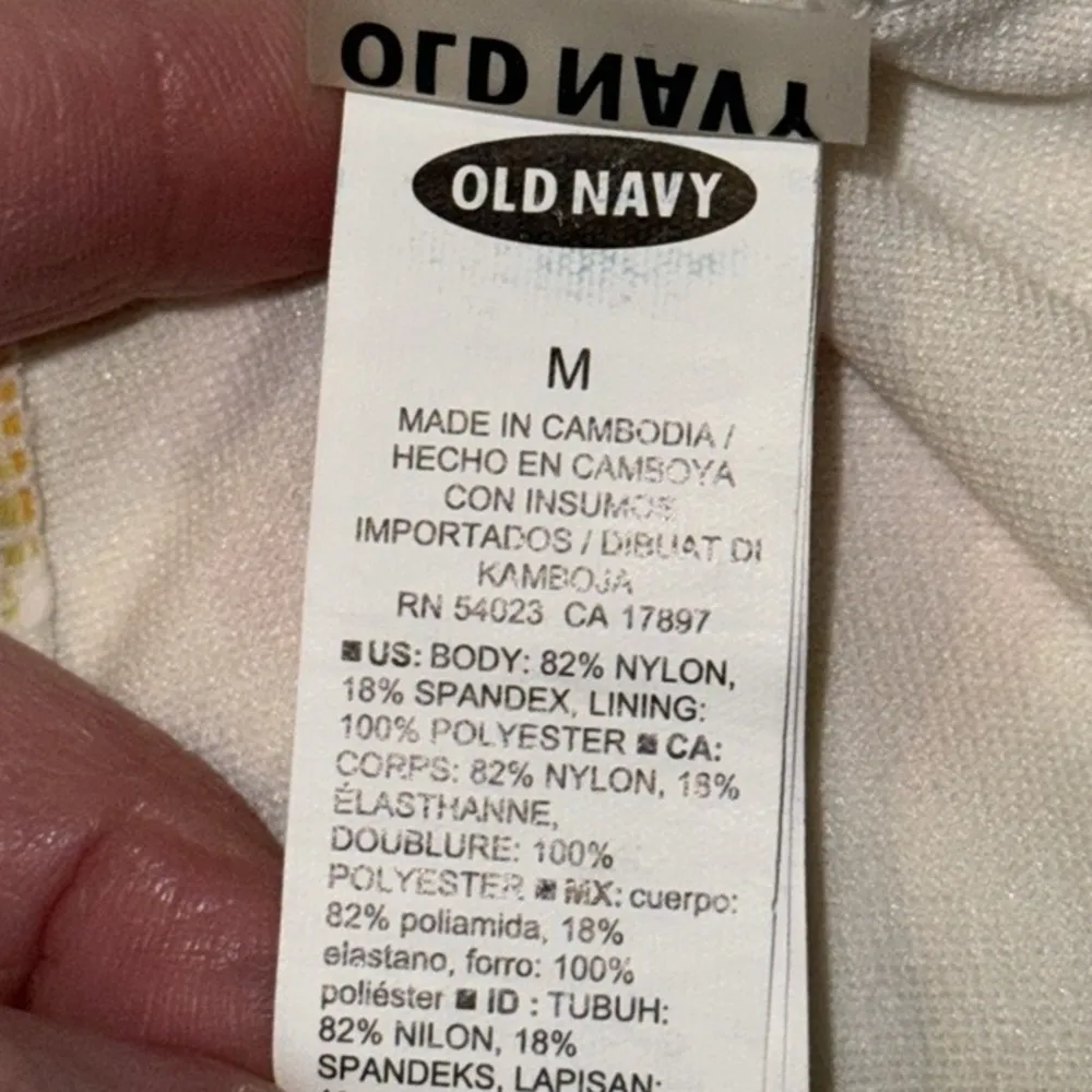 Old Navy Ruffle Bikini SET Top & Bikini Bottom Brief Purple Floral Women’s M - Image 7