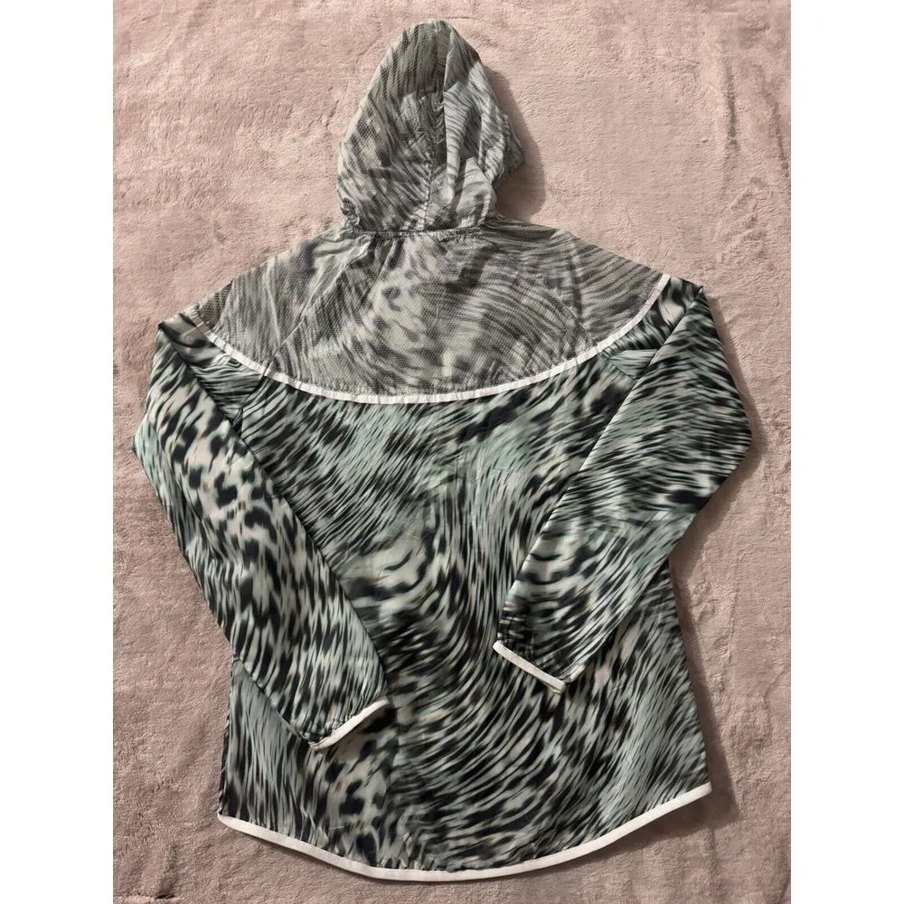 Nike Women's Lightweight  Tech Hyperfuse Hooded Windrunner Jacket Size Large‎ - Image 9