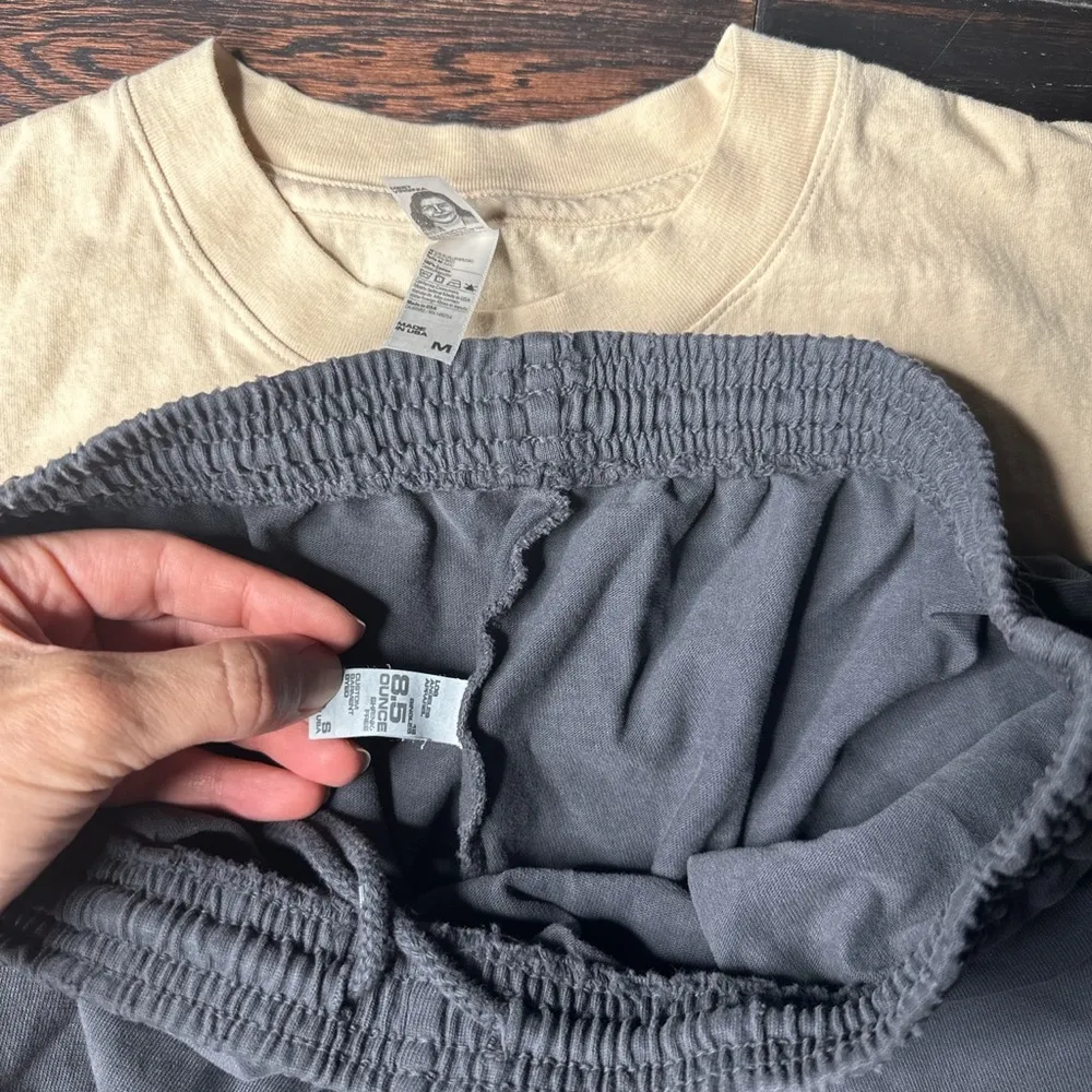 Tank top and shorts set cotton Los Angeles apparel basic casual beach summer - Image 4