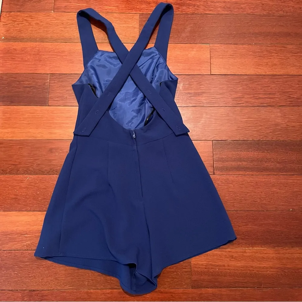 H&M | Royal Blue Romper Exposed Back Size 2 - Image 5