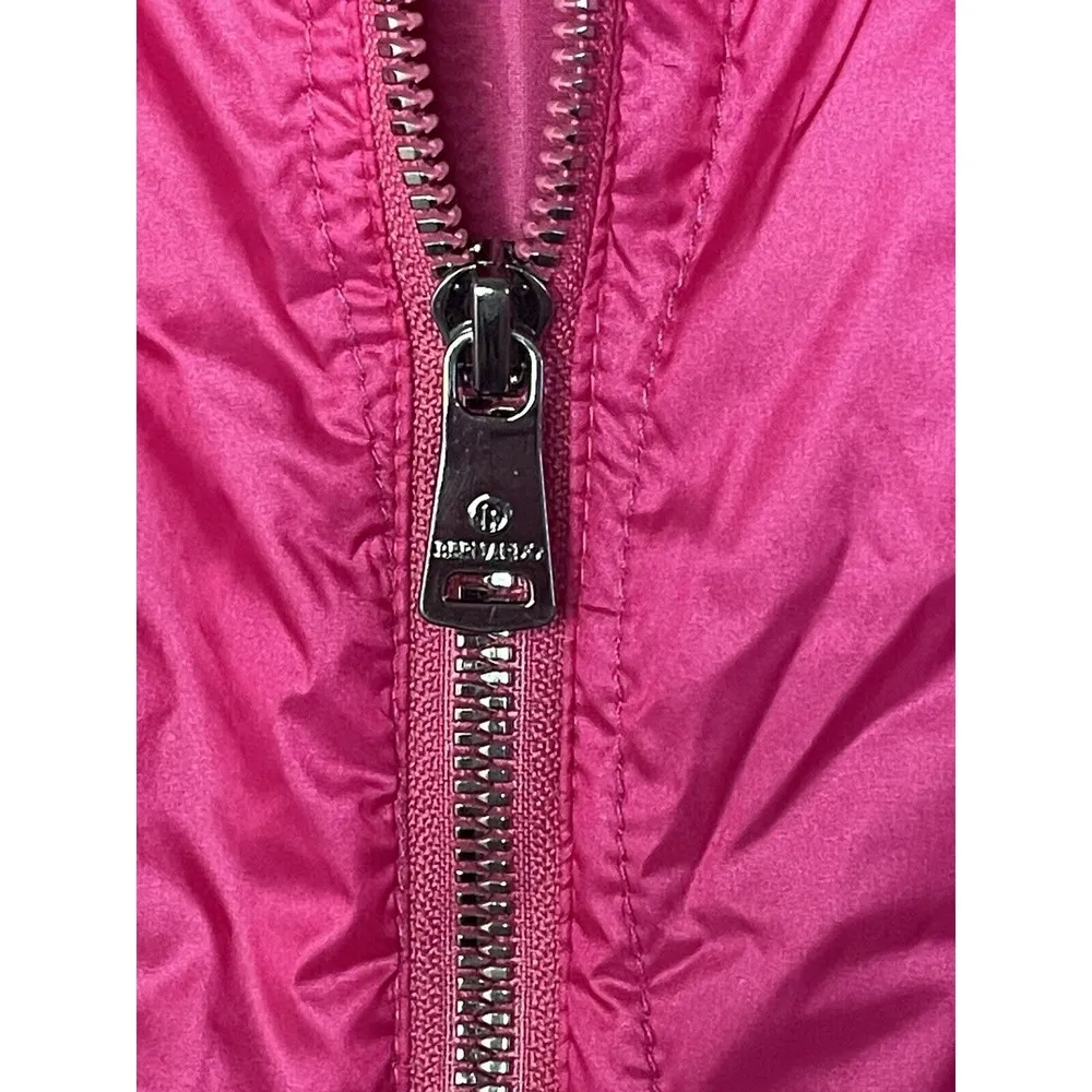 Bernardo Wave Quilted Jacket Orchid Flower Pink Size Medium NEW - Image 3