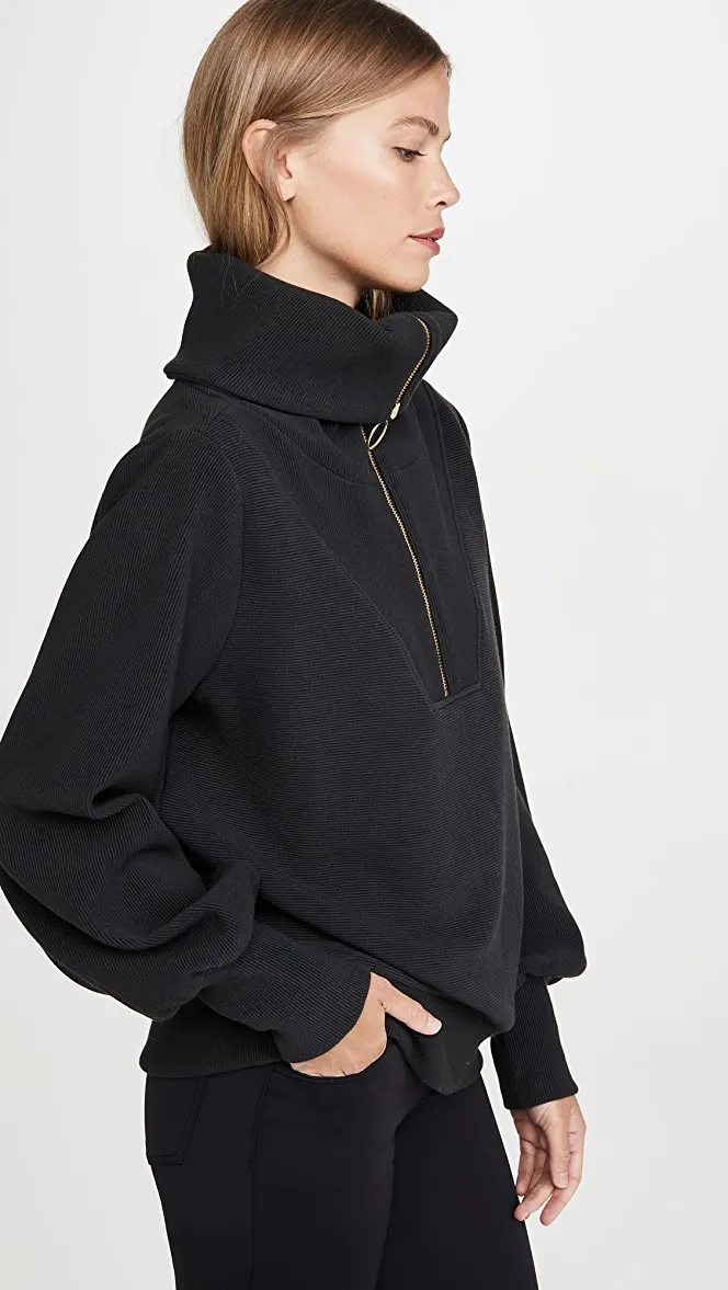 Varley Grey Quarter Zip  - Image 2