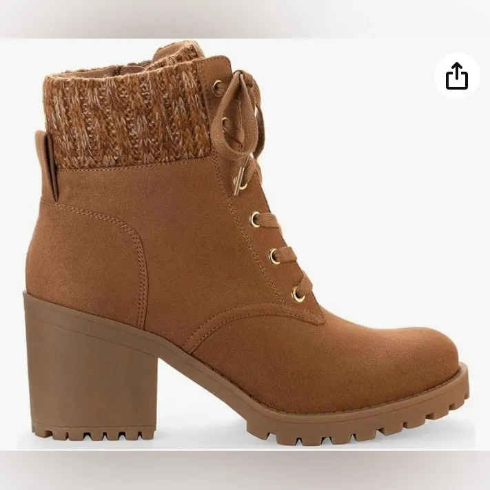 Sun & Stone Women's Tan Ankle Boots Size 8 - Image 3