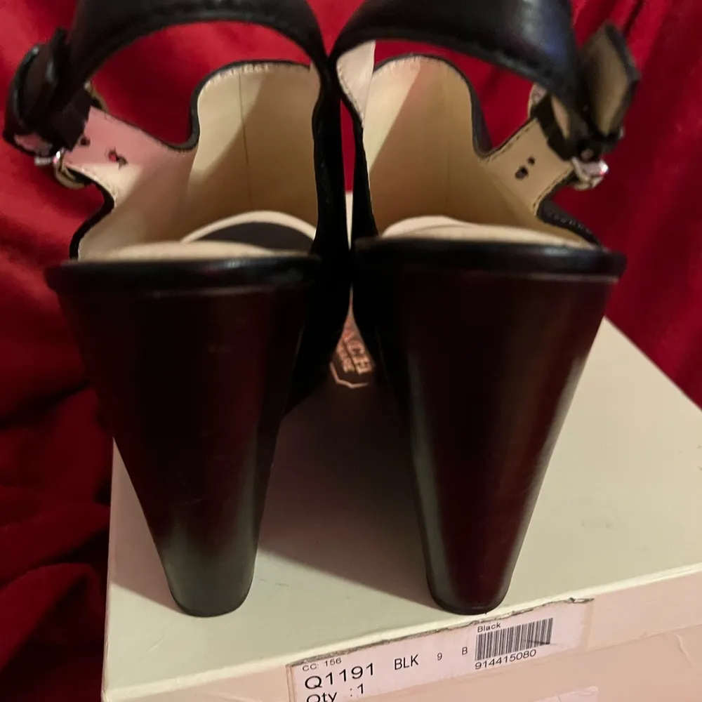 Coach Jade Wooden Platform Sandals - Image 4