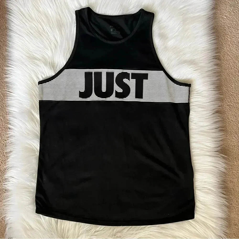 Nike  Dri-Fit Just Do It Graphic Tank Top Medium - Image 3