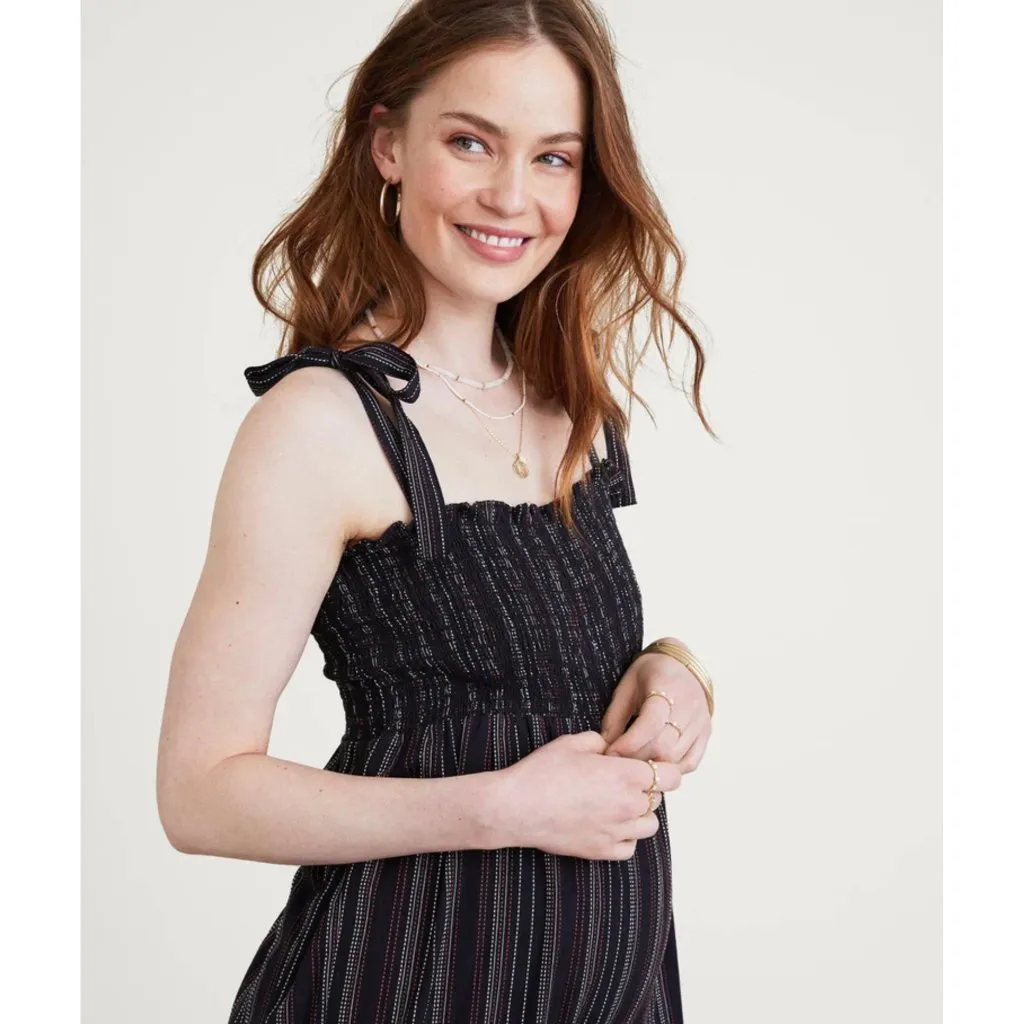 NWT Hatch The Jojo cotton Jumpsuit BLACK STRIPE SZ1 bust up to 38 Size 6 - Image 7