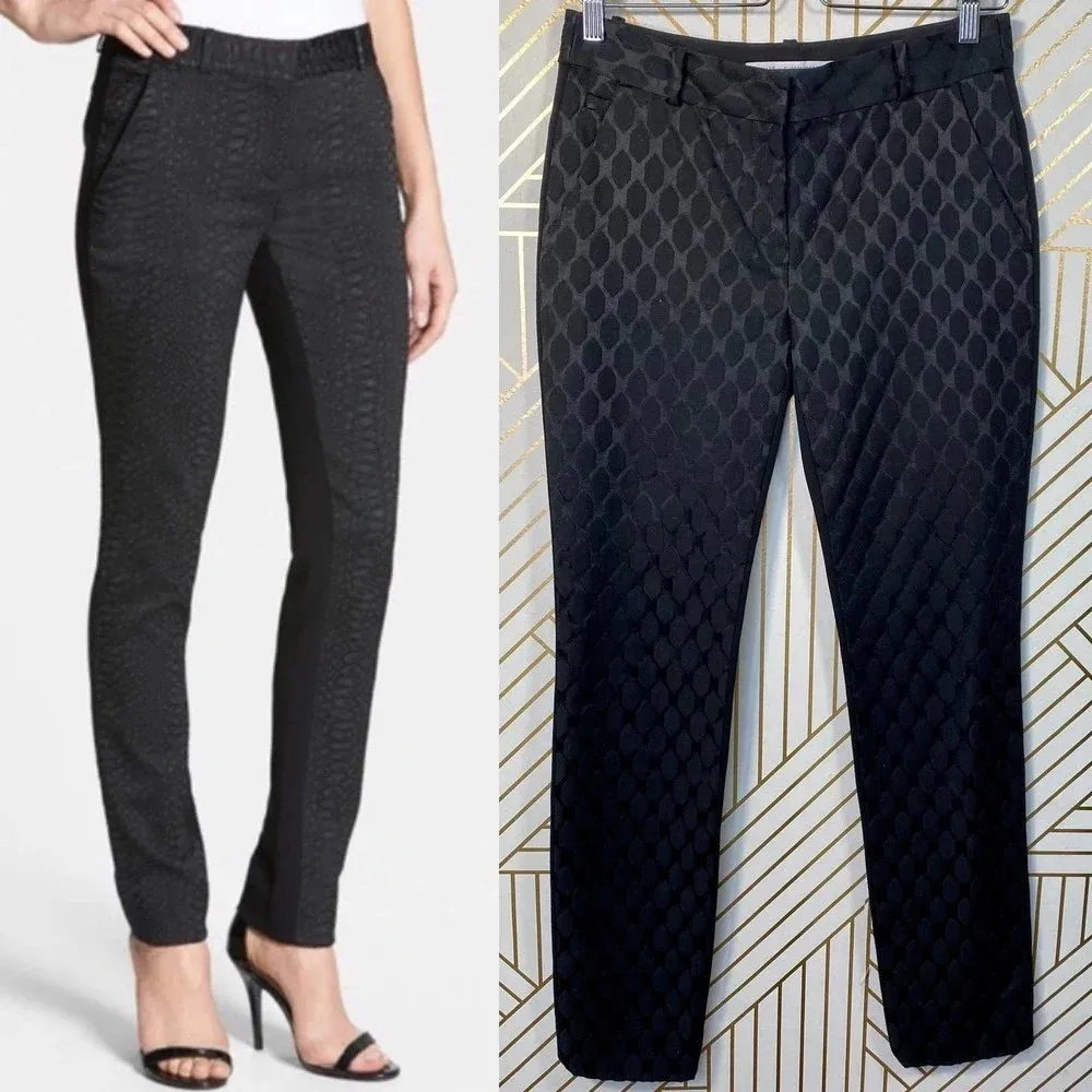Diane Von Furstenberg  Mary Faille Black‎ Pants - Image 2