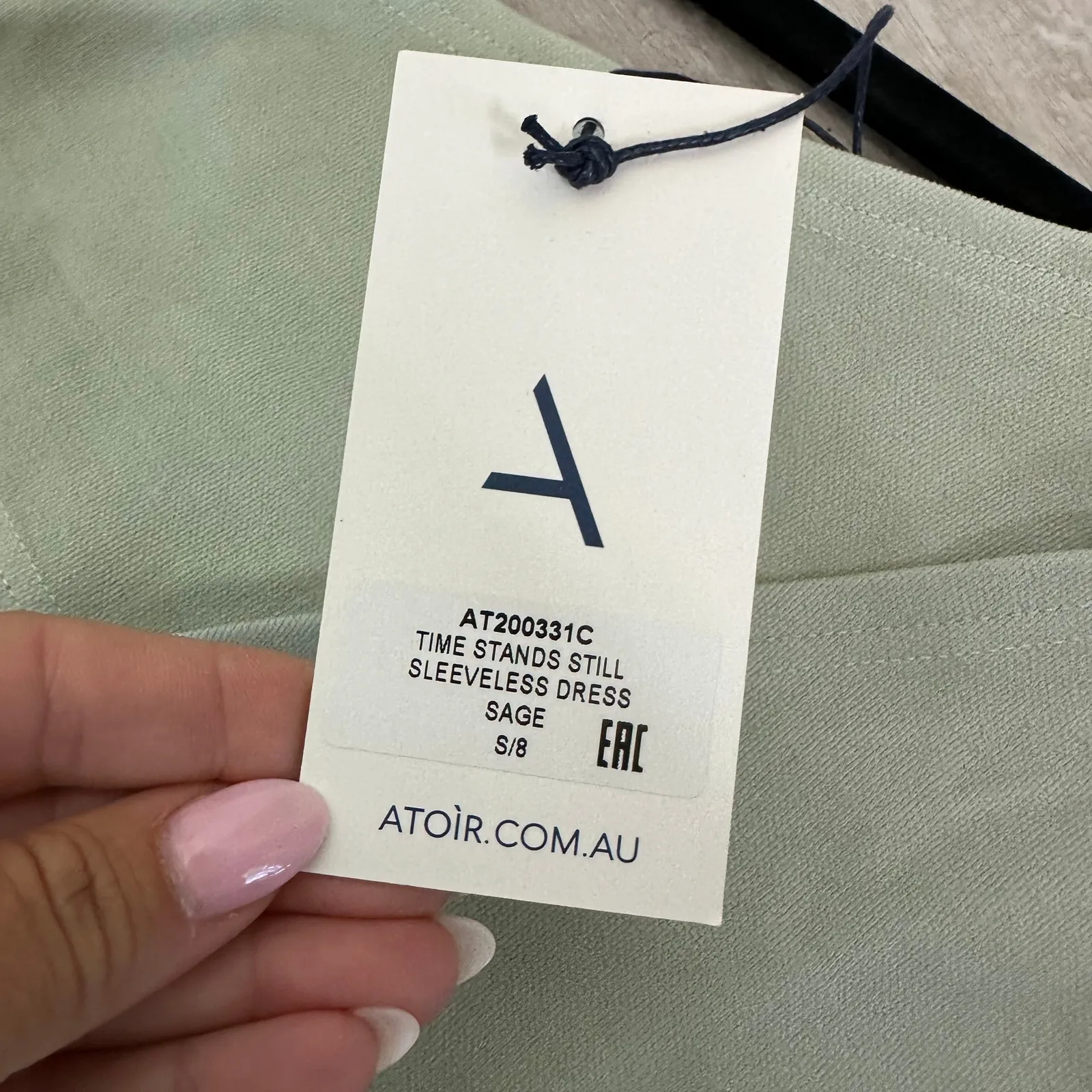 NEW Atoir X REVOLVE Time Stands Still Dress in sage Women's Size Small / US 4 Green - Image 8