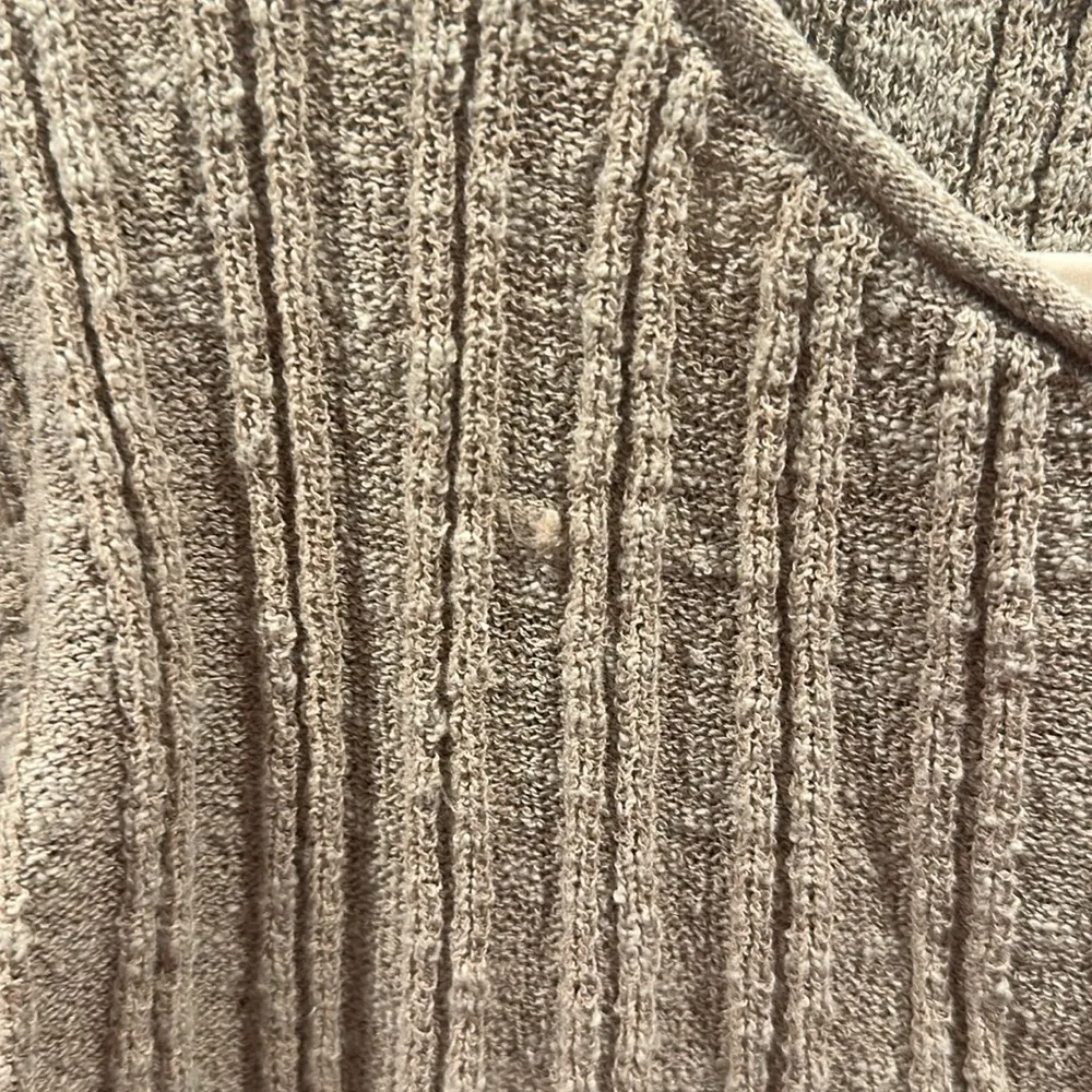 Free People Delancey Babydoll Peplum Sweater in Beige NWT - Image 7