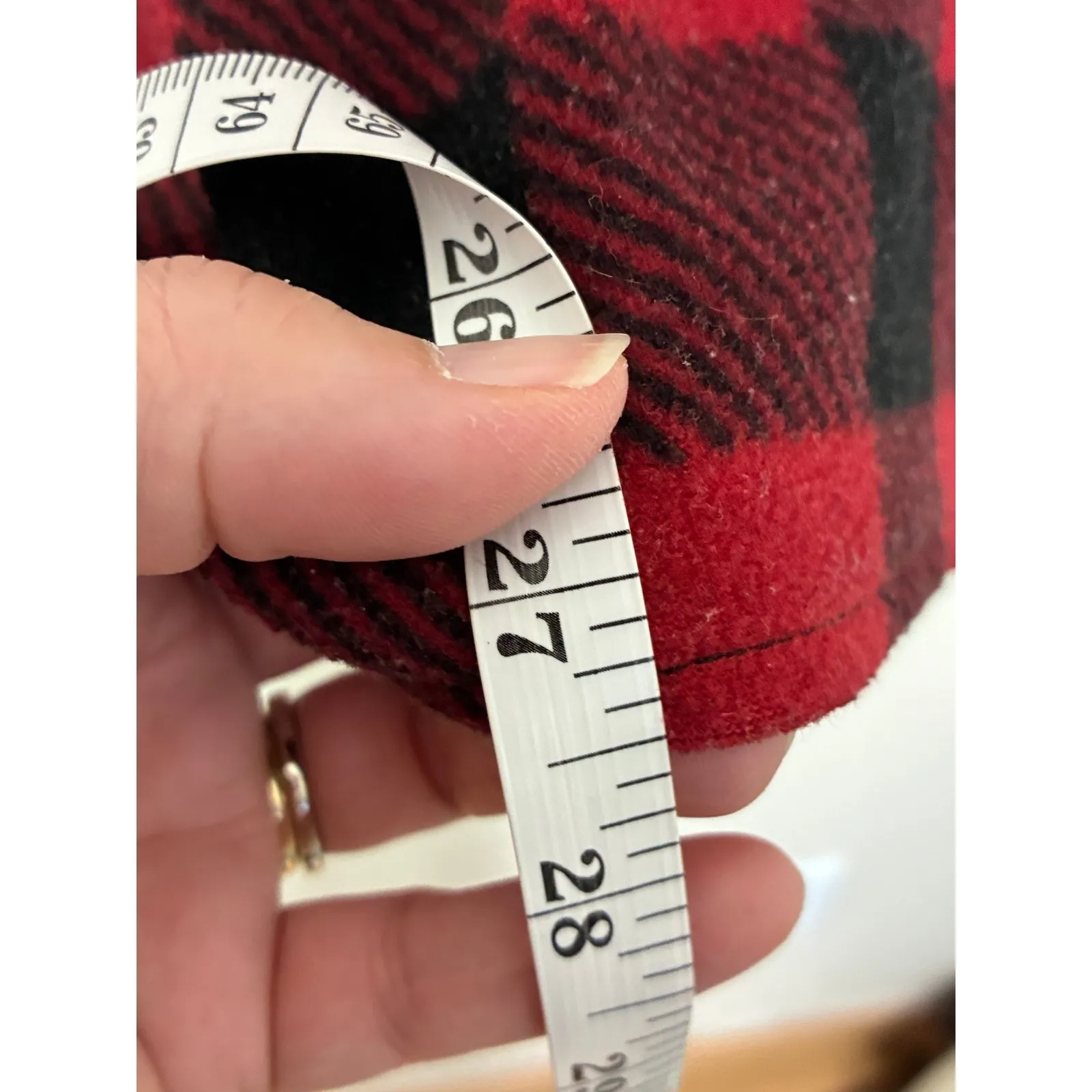 Lee Rider  Red and Black Buffalo Plaid Flannel Women's Size Medium - Image 4