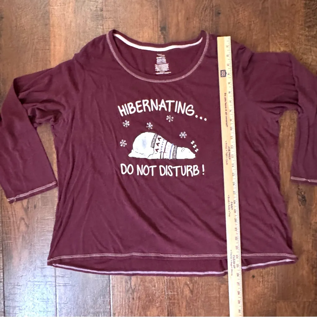 SECRET TREASURES long sleeve PJ top or casual top, plus size 3X (22W-24W) - Image 5