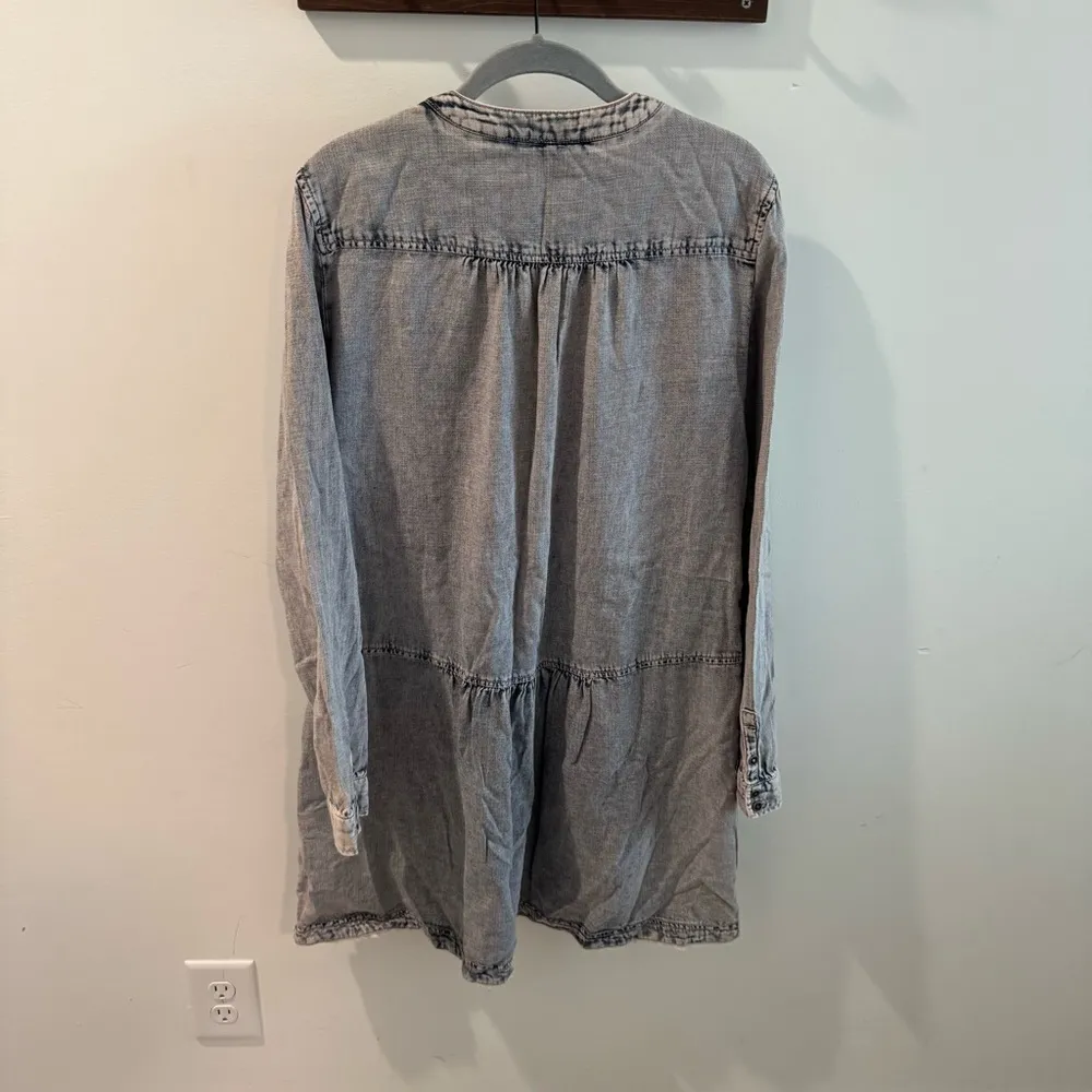 Pilcro Lorelei Denim Tunic Dress Size 10 - Image 4