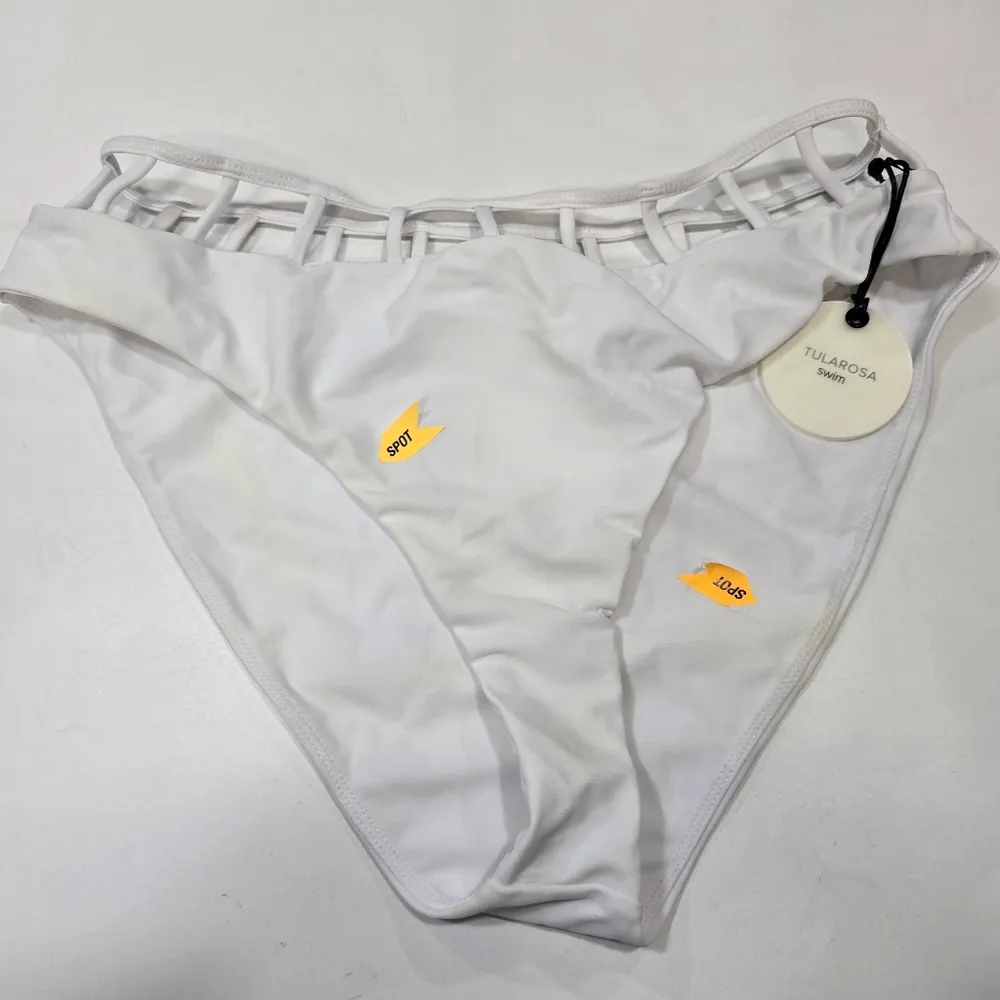Tularosa Cristobal High Waist Bottom in White - Image 3