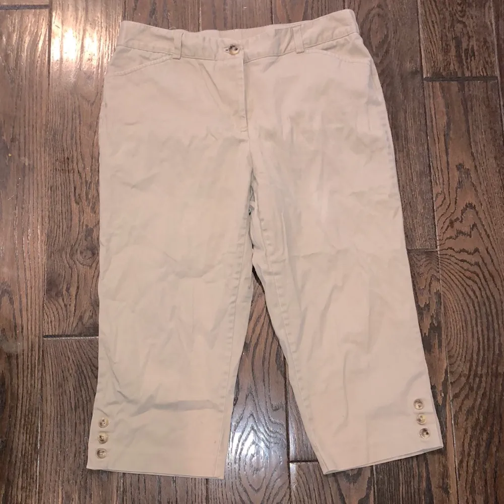 Kim Rogers tan Capri pants size 12 - Image 2