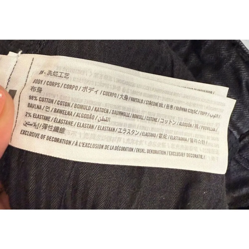 Abercrombie & Fitch The Skinny High Rise Jeans Washed Black Size‎ 28/6R - Image 8