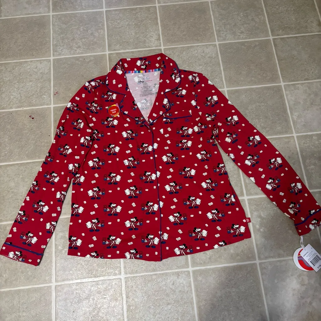 Disney Red Character Pajama Set - Image 8